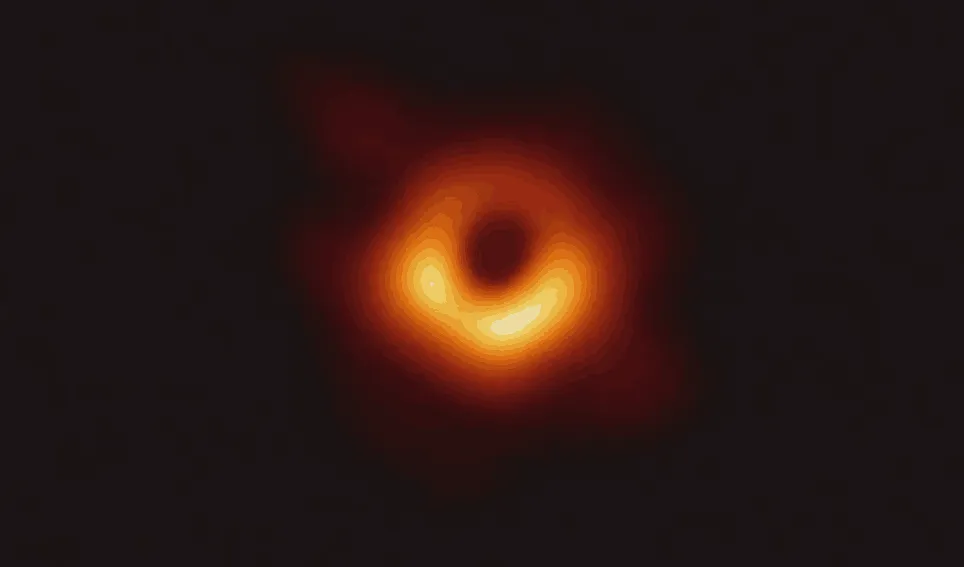 公布的黑洞照片
